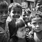 Banlung - Children in Cham village